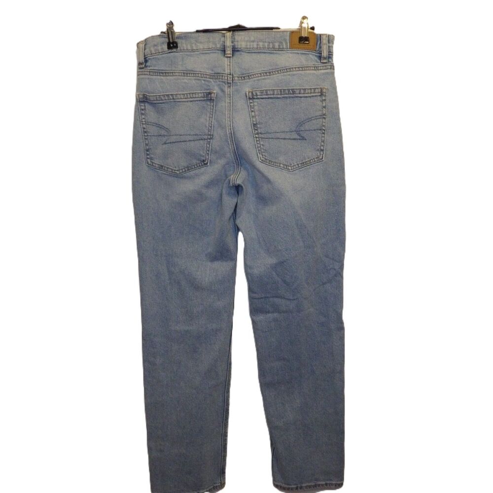 American Eagle, Light wash super high rise straight (Women's 6 regular)